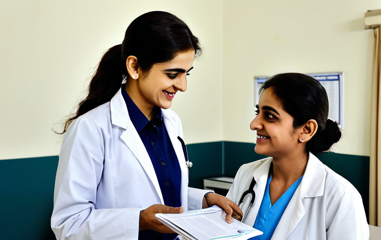 **

"A modern, well-lit doctor's office in Karachi, Pakistan. A friendly female doctor in a modest white coat is consulting with a female patient, both are smiling gently. The office includes informational brochures on mental wellness. Safe for work, appropriate content, fully clothed, professional, modest, family-friendly, perfect anatomy, correct proportions, natural pose, professional photography, high quality. The logo of Pakistan Psychiatric Society is subtly displayed."

**