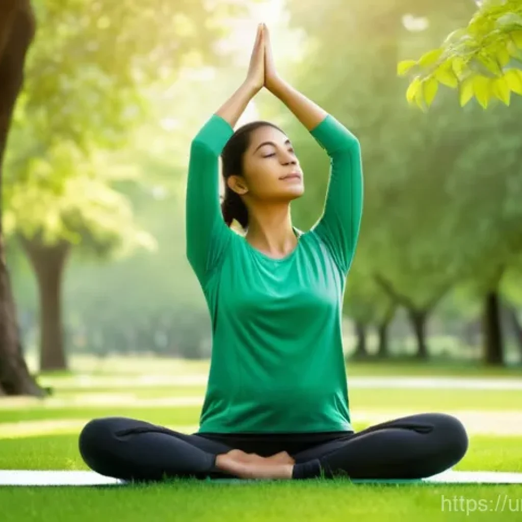 우울증 치료를 위한 운동법 - **"Morning Serenity: A Woman Embracing Gentle Movement"**
"A serene, clear photograph of a South...